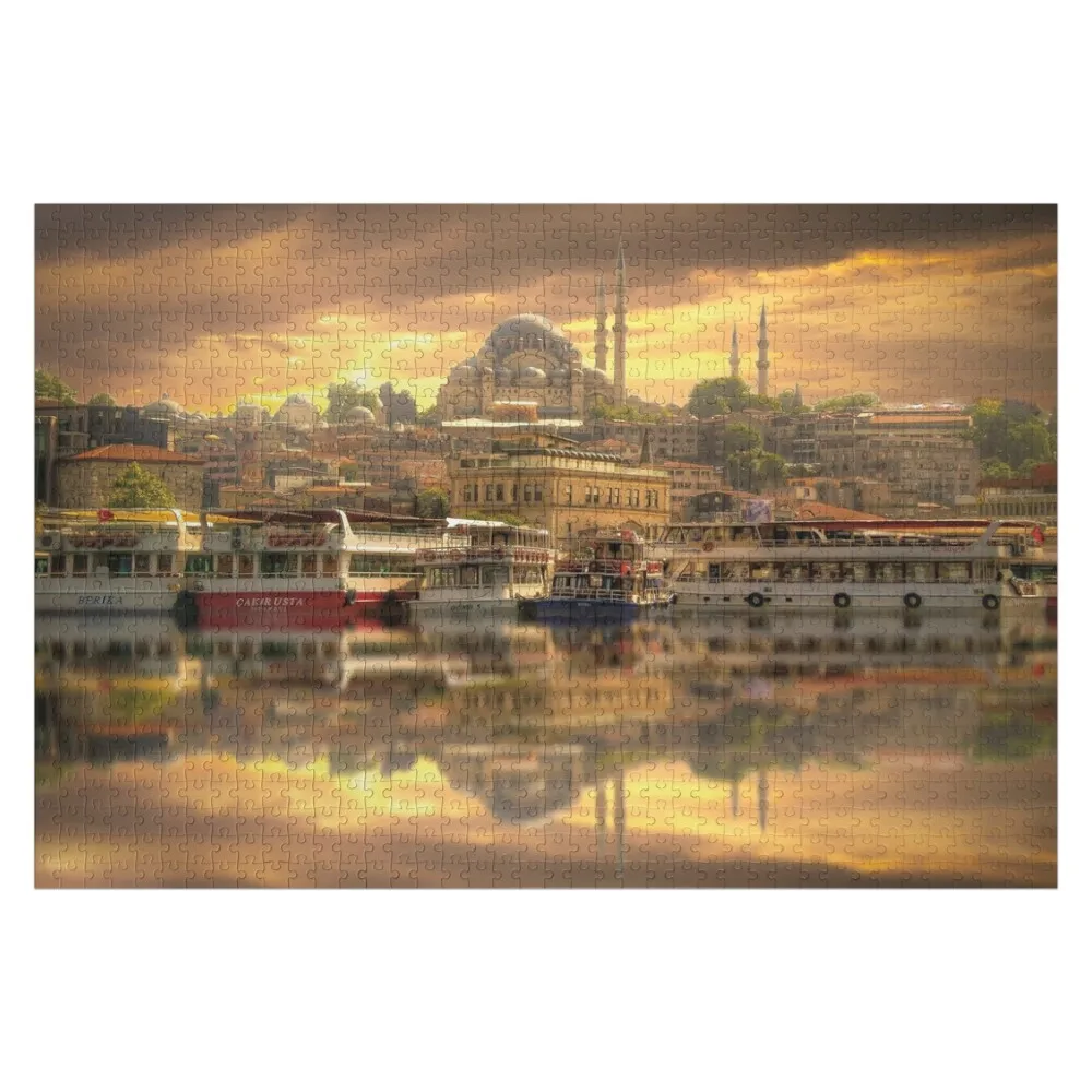 

Istanbul - Byzantium - Constantinople At Sunset Jigsaw Puzzle Custom Child Personalized Photo Gift Puzzle