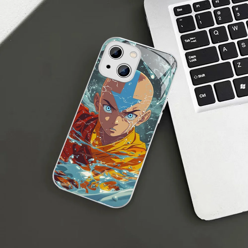 Avatar the Last Airbender  Phone Case For iPhone 14 13 12 Mini 11 Pro XS Max X XR 14 Plus Tempered Glass Cover