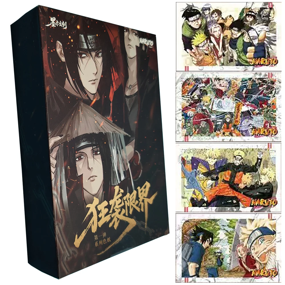 

Naruto Collection Card Popular Character Uchiha Sasuke Rare Color Paper Card Fans Cherish Fantasy Anime Creative Peripheral Toys