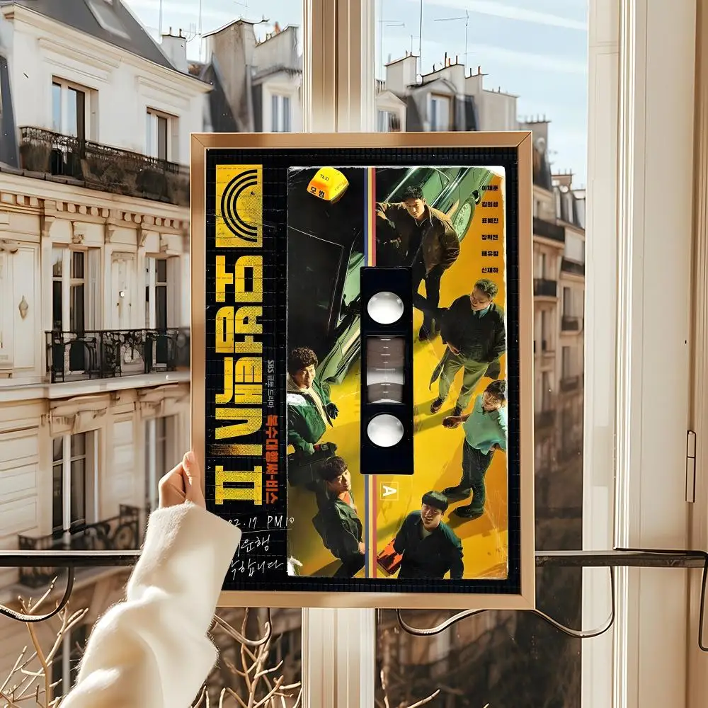 فيلم T_Taxi D_Driver لوحة رائعة الخط قماش الكتان ملصق جدار يطبع لغرفة المعيشة غرفة نوم مكتب ديكور المنزل #4