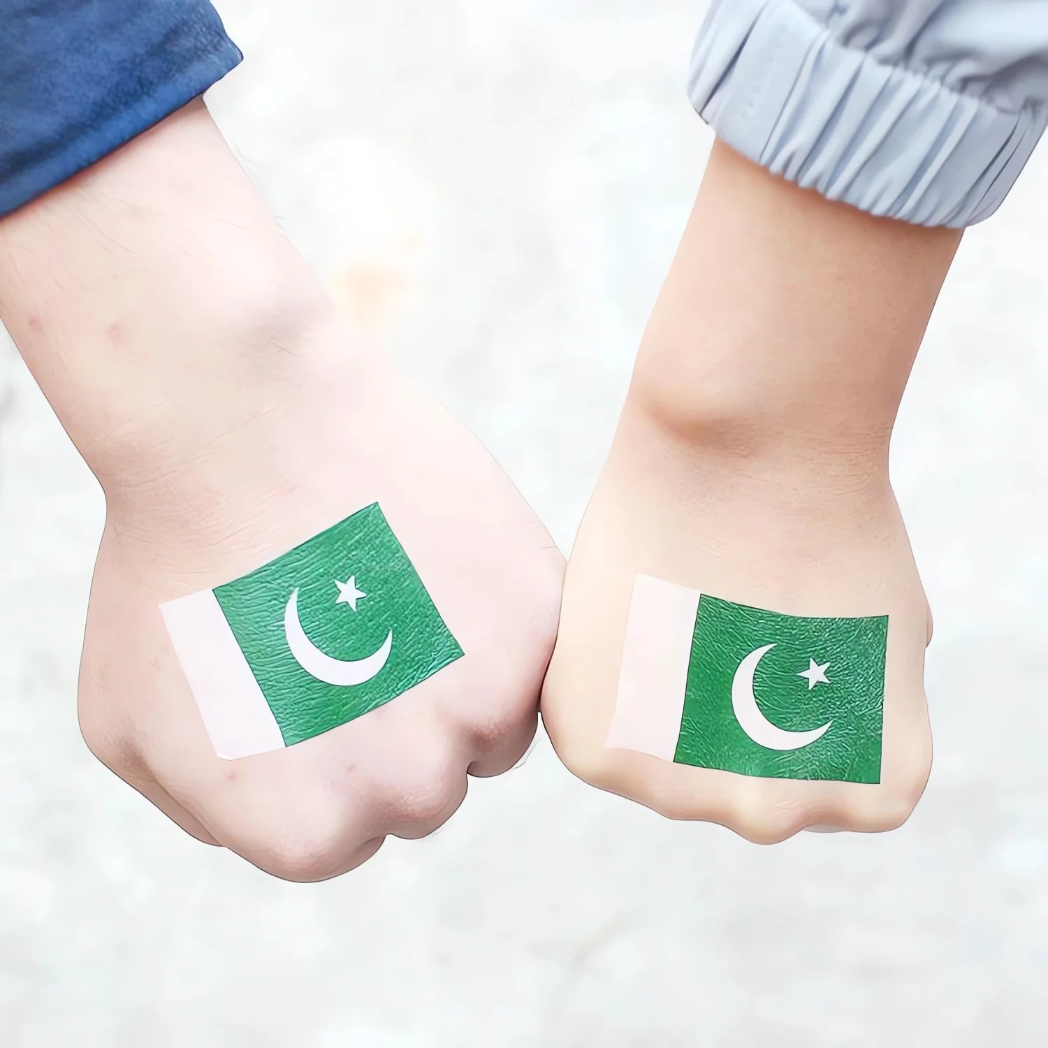 

Водонепроницаемые наклейки с татуировками футбольной команды-Покажите вашу поддержку Официальным Логотипом и цветами команды