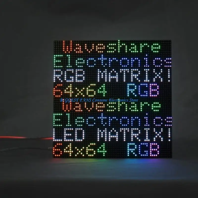 

Гибкая цифровая светодиодная RGB-панель с индивидуальной адресацией и разрешением 64x64 пикселей MatrixScreen