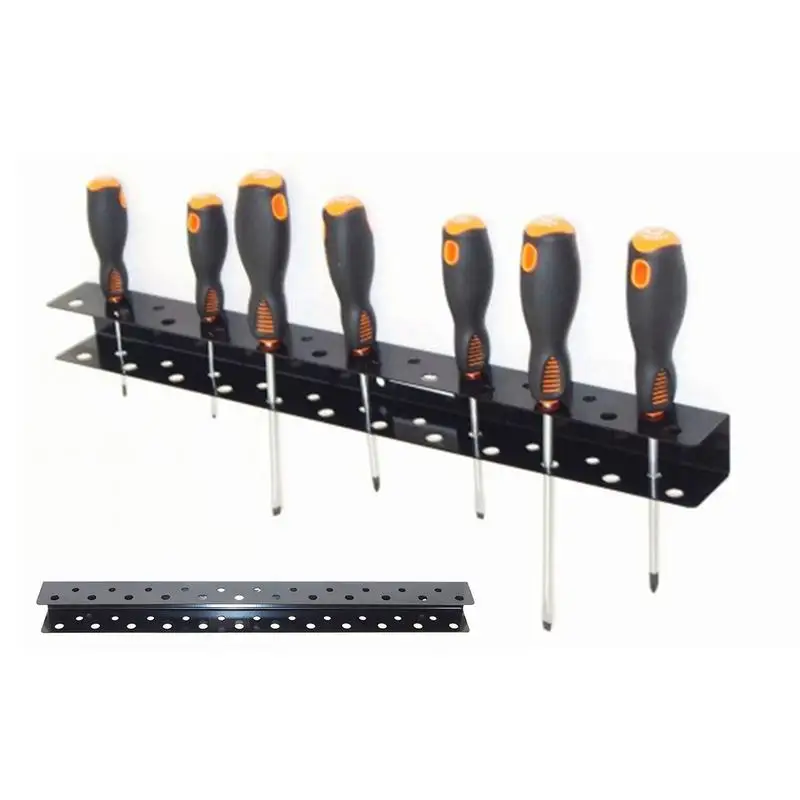 Screwdriver Holder Wall Mount Storage Rack Screwdriver Organizer Storage Organizer Screwdriver Rack Tool Rack Pliers Holder Tool