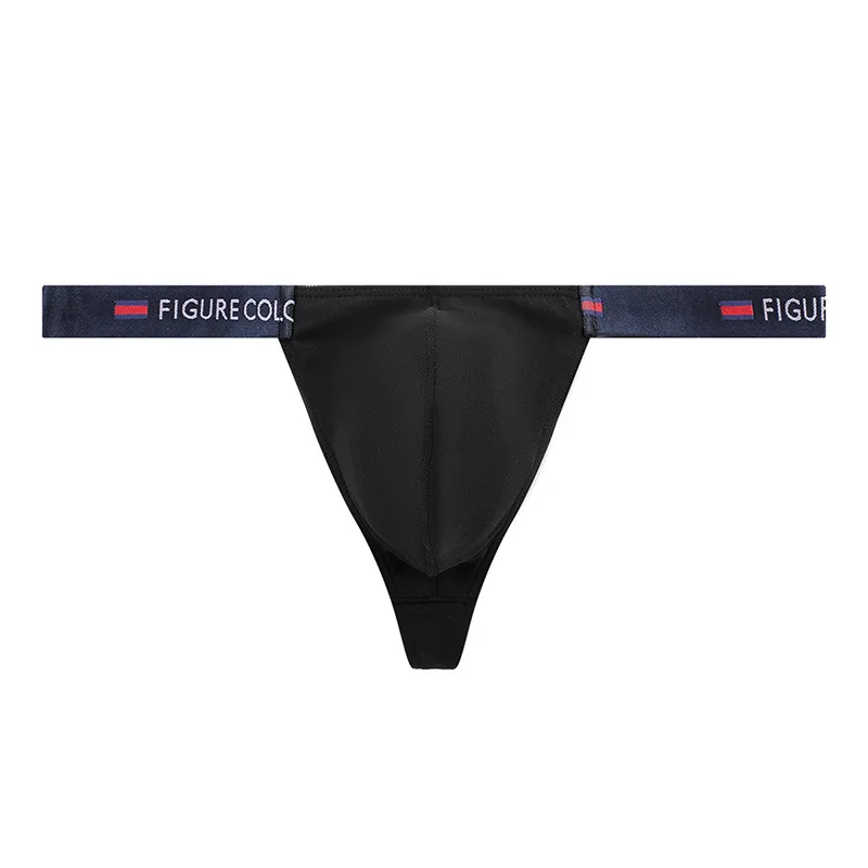 Men Thong Bikini String Jockstrap Lingerie Low Waist Bulge Pouch Jock Strap Athletic Supporters Breathable Underwear Slip Homme