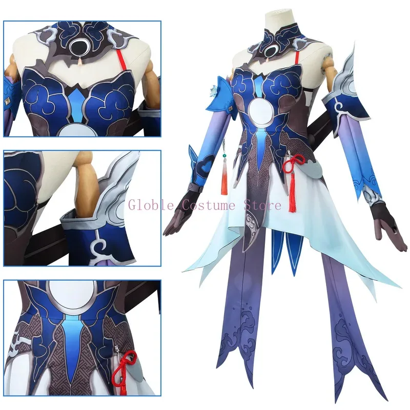 

Anime Game Honkai Star Rail Costume Halloween Gifts Plus Size Jing liu Cosplay Uniforms Party Outfitsx;8's,6;