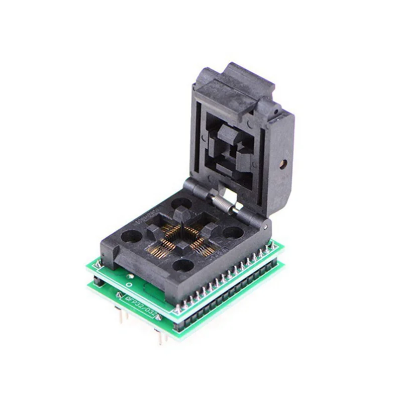 FULL-2X TQFP32 QFP32 To DIP32 IC Programmer Adapter Chip Test Socket Burning Socket Integrated Circuits