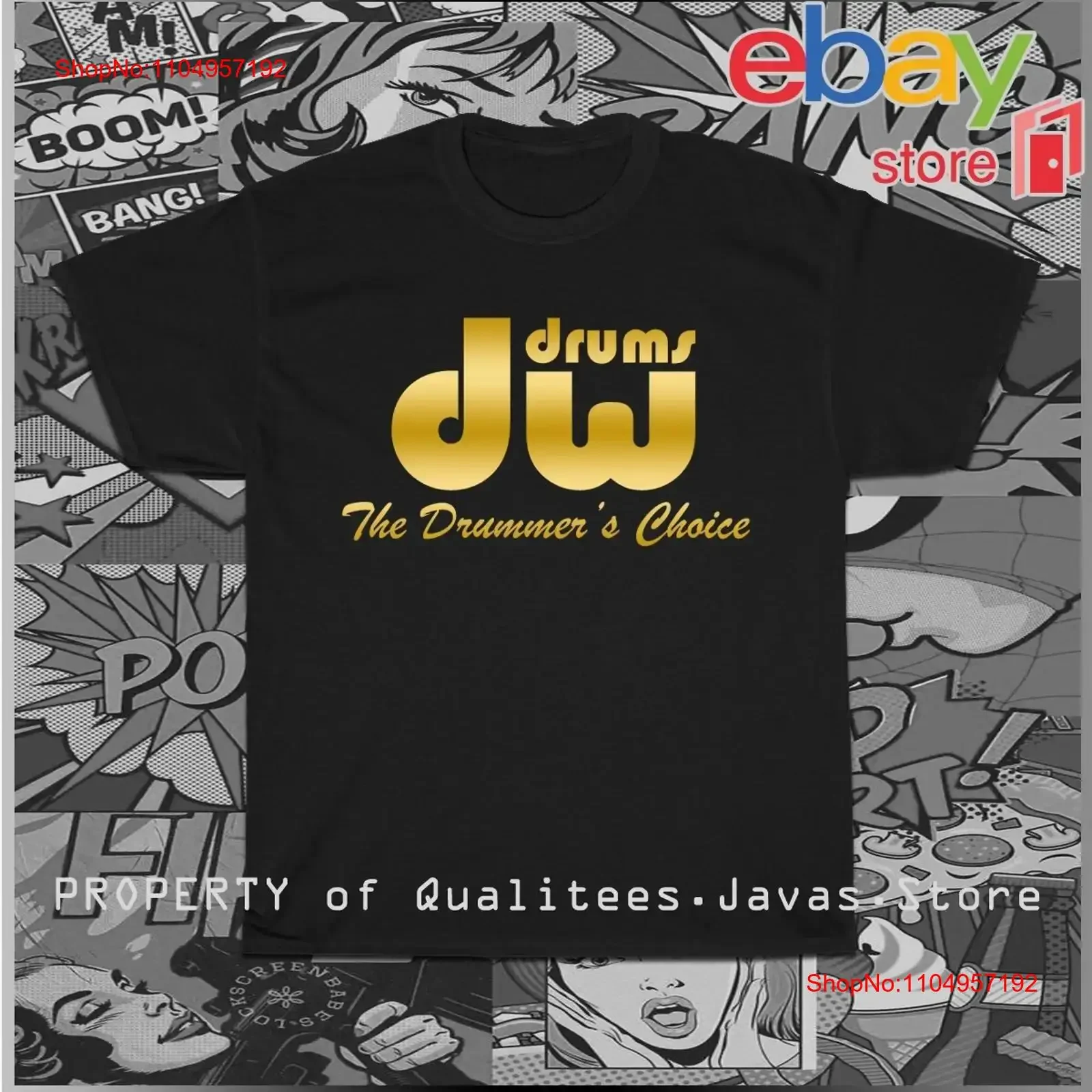DW Drum Workshop Cymbals Logo Men's T Shirt American Size S 5XL vintage Washed homme graphic streetwear Soft Comfortable Casual