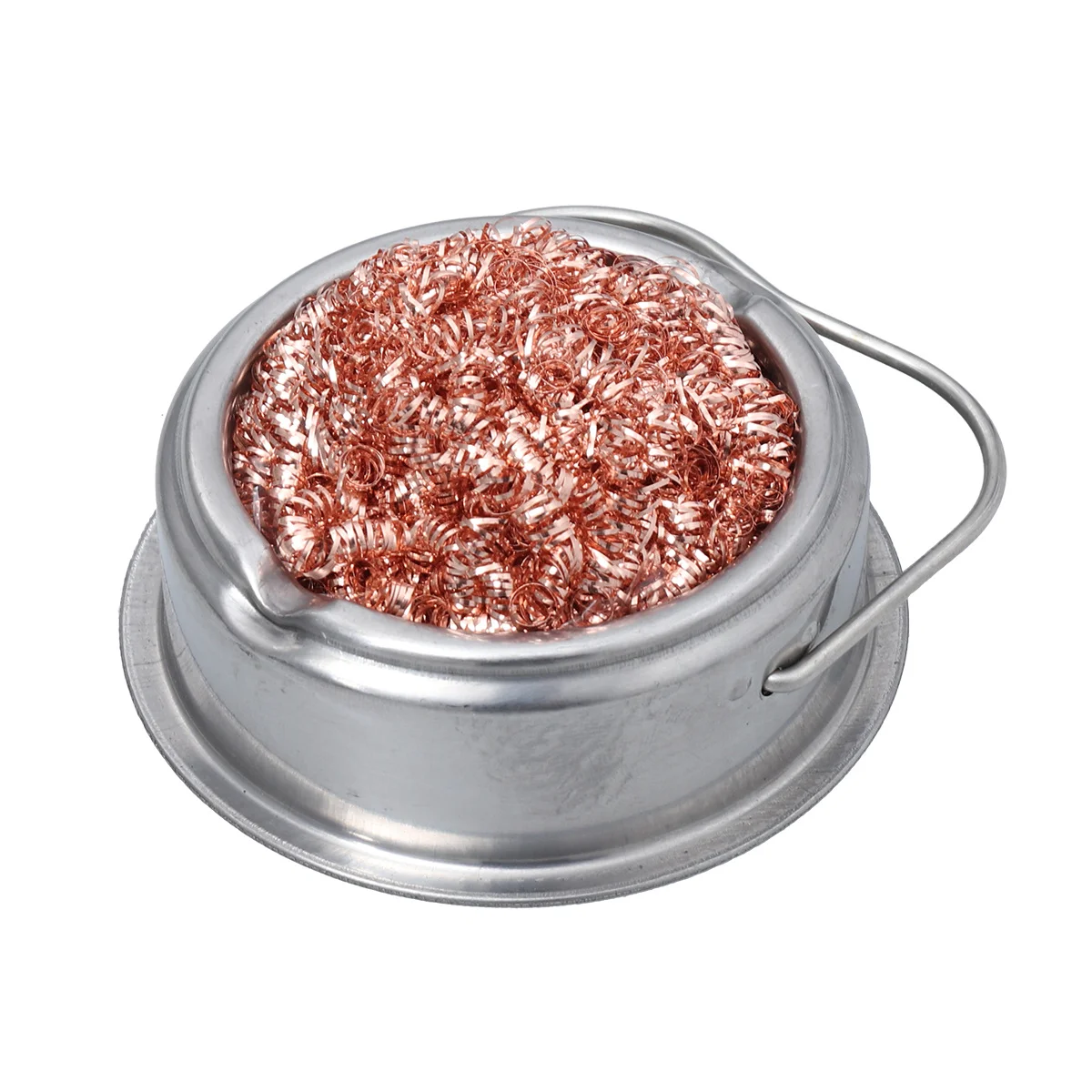 

Soldering Tip Cleaner Brass Wool Ball No Water Maintain Temperature Dry Soldering Iron Tool Cleaning Ball Base Nozzle