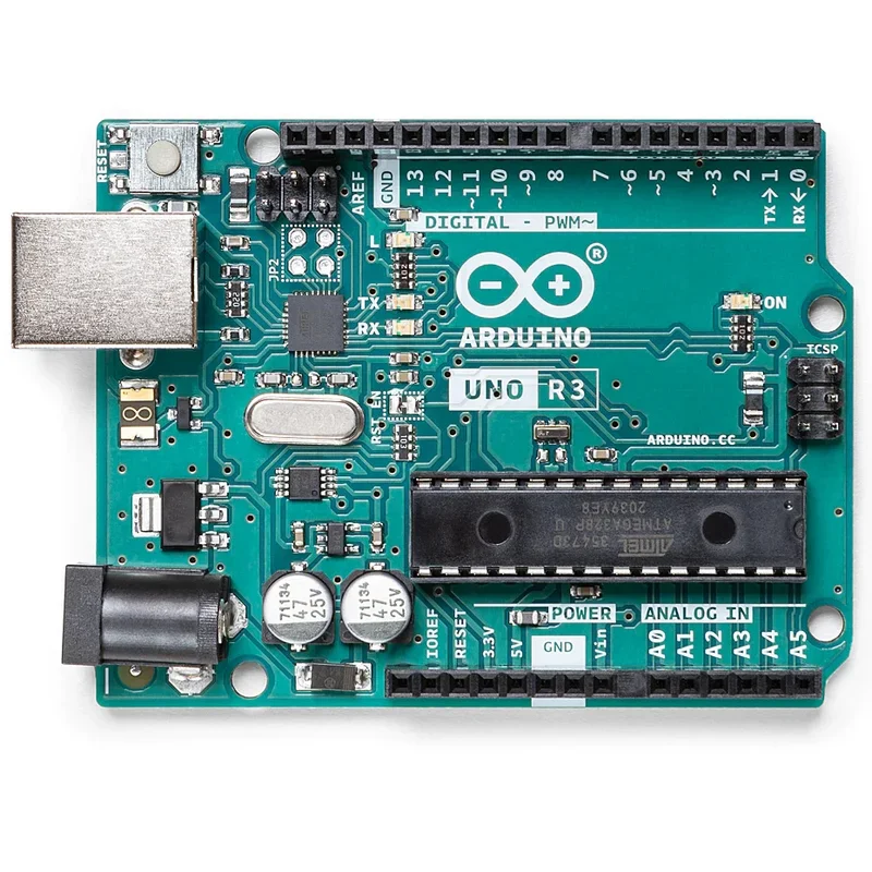 لوحة تطوير Arduino Uno R3 A000066 ATmega328P AVR إيطاليا مستوردة أصلية جديدة