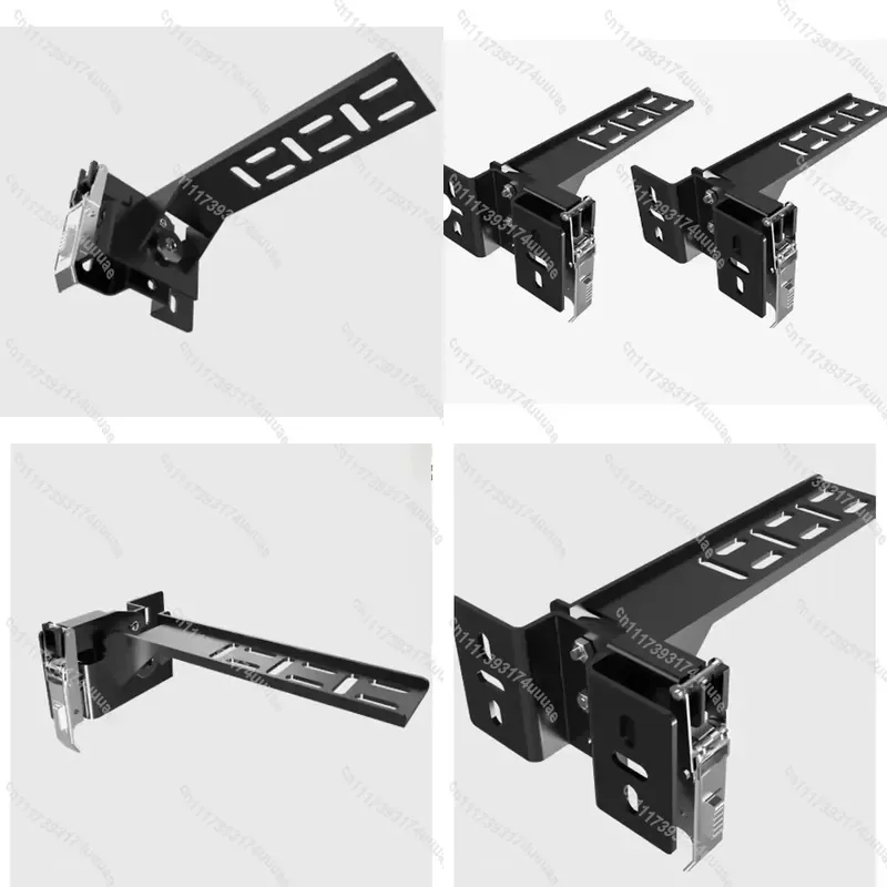 Quick Release Mounting Bracket for Car Side Awning Sunshade Compatible with Roof Rack Platform Easy Installation Hardware