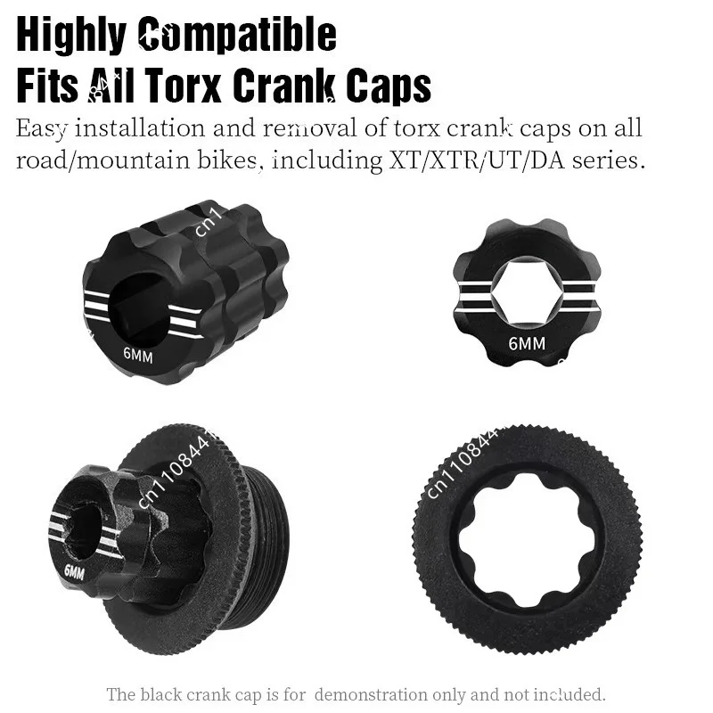 Hex Socket Crank Bolt Remover Bike Crank Cover Disassembly Wrench MTB Road Bicycle Crank Bearing Workshop Maintenance Accessory