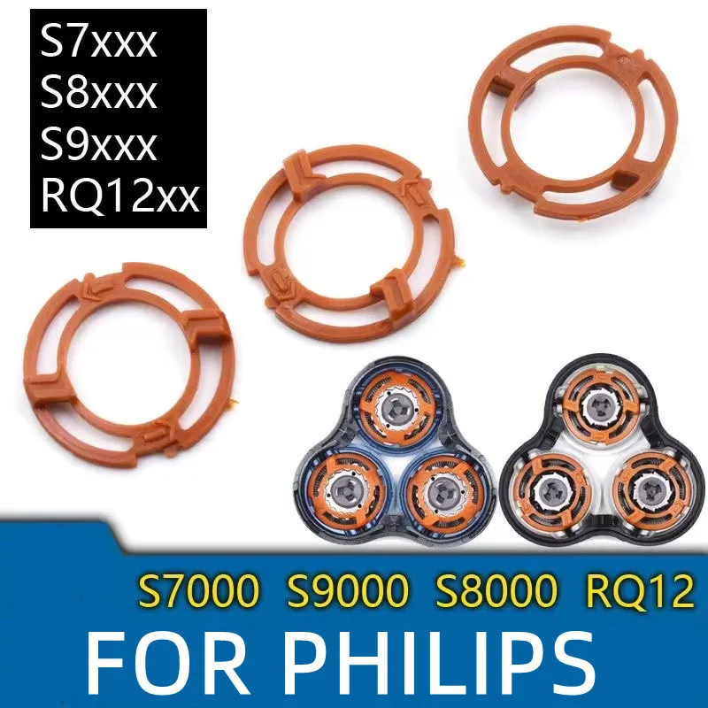 3Pcs Suitable for Philips electric shaver S7000 S9000 S8000 S7310 RQ12 orange bracket knife holder accessories