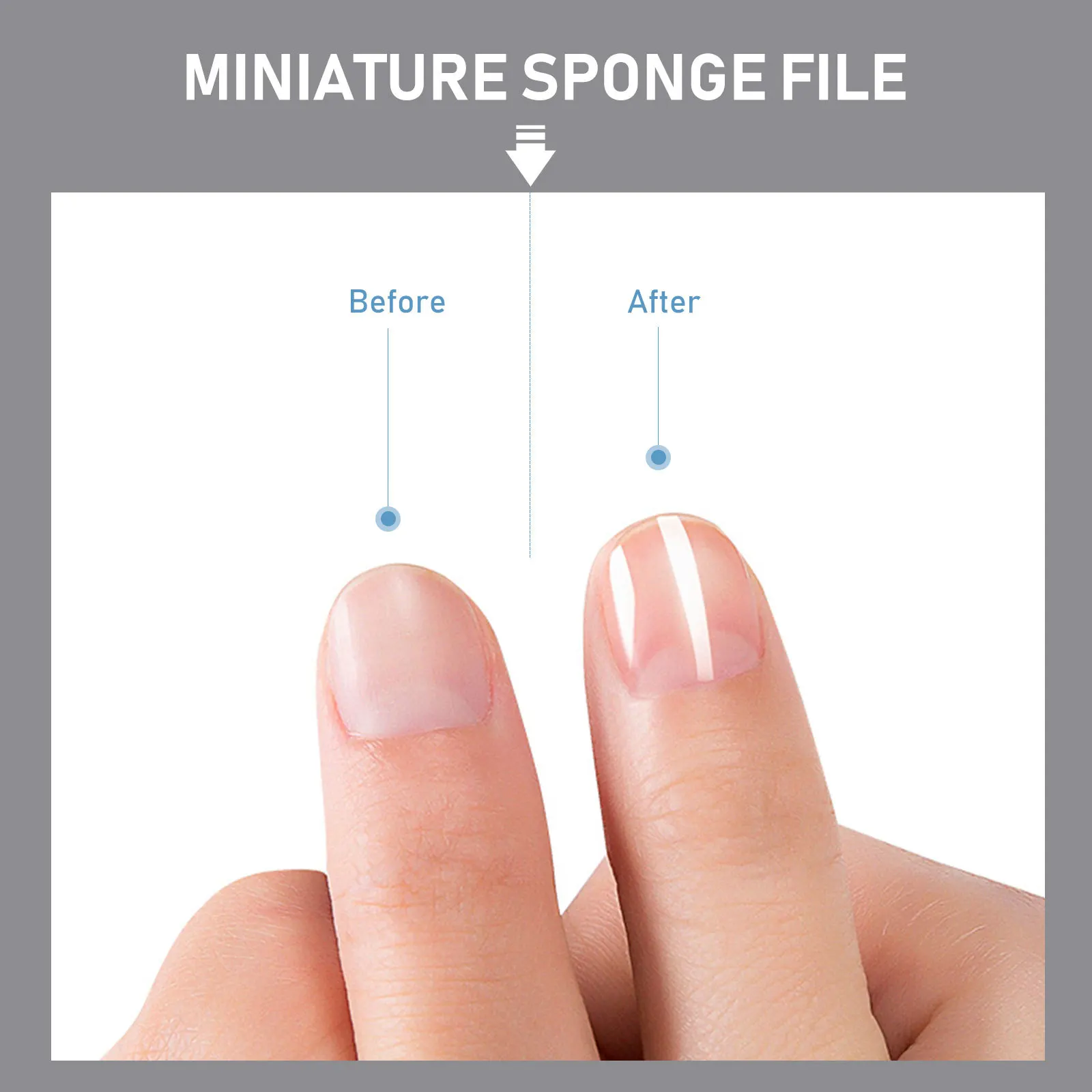 

50Pcs Nail Sponge Files Dense Sponge Polishers Portable Manicure Buffing Nail Art Tool Salon Home Use Manicure Files