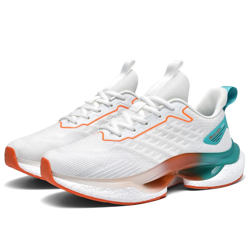 

Running Shoes Men Lightweight Breathable Anti-slip Mesh Casual Shoes Men Comfortable Soft Lace-up Sports Shoes Men