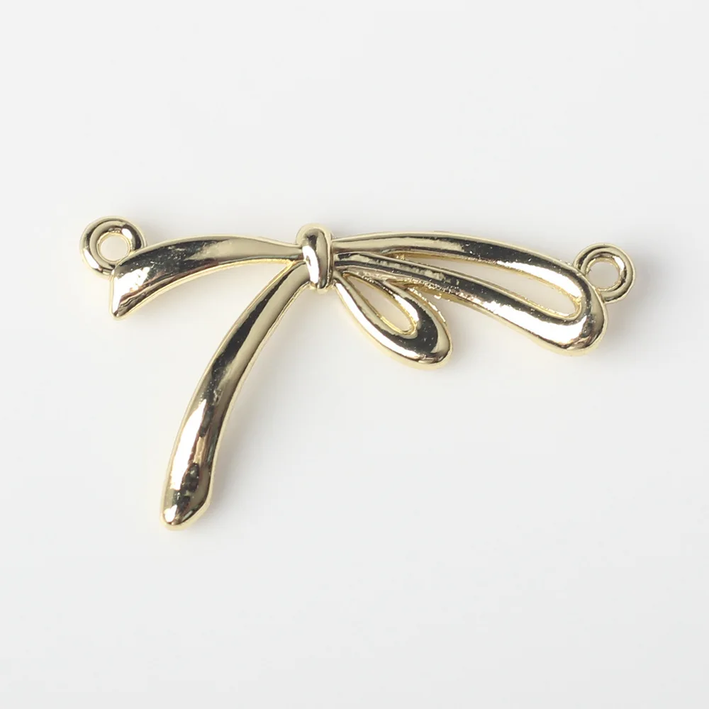 100pcs Handmade Butterfly Jewelry Connectors Golden Silvery Color Necklace Bracelet Pendant Charms Diy Jewelry Making Findings
