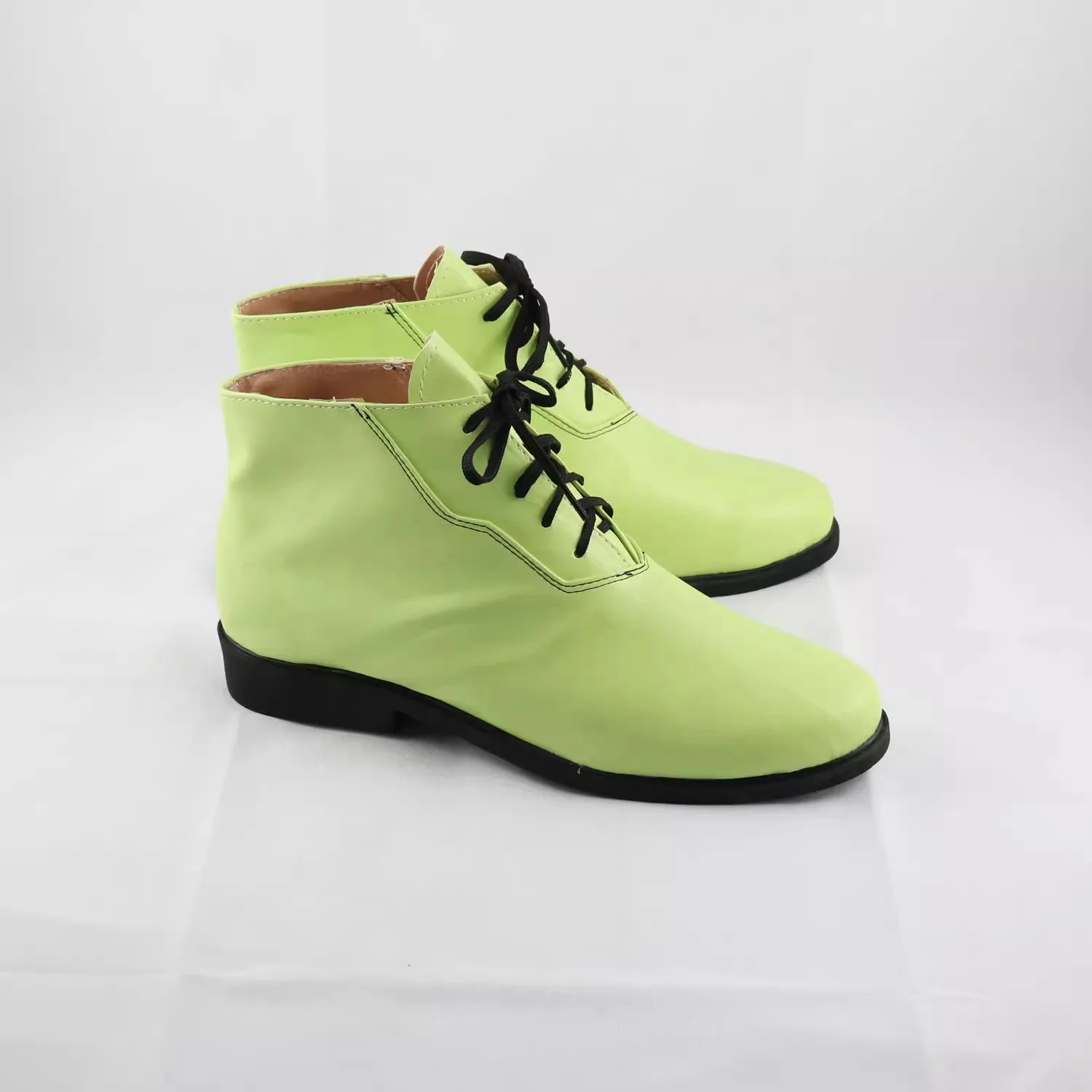 Tokyo Ghoul Yakumo Oomori Yamori Jason Cosplay Costume Shoes Green Handmade Faux Leather Shoes