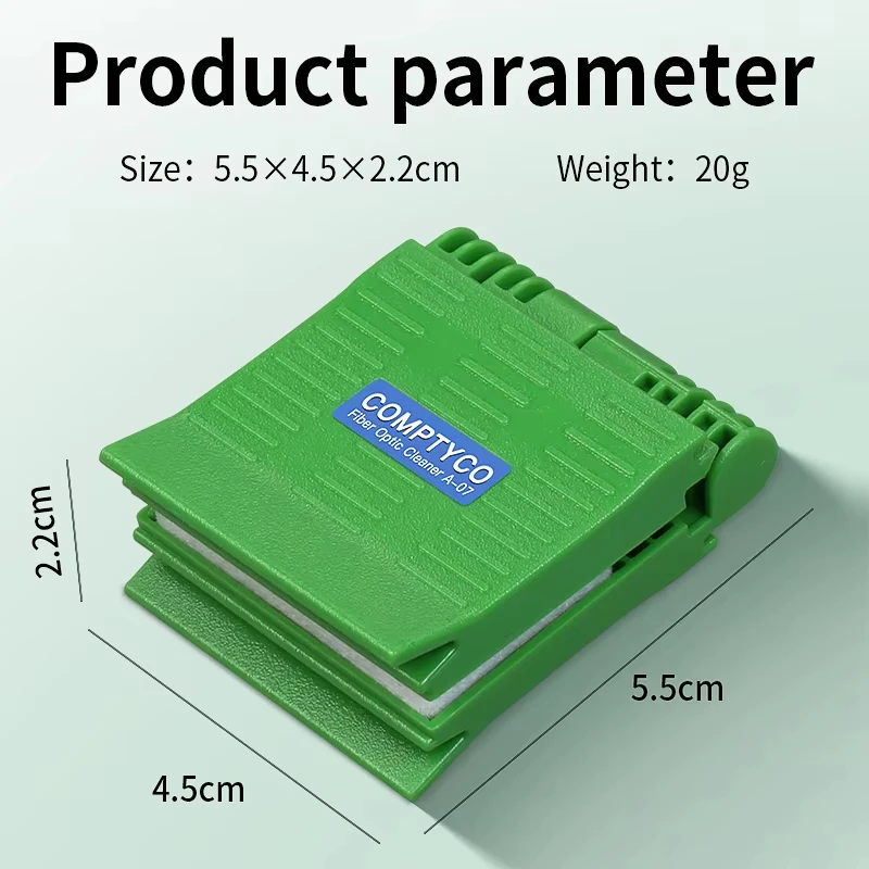 

A-07 Fiber Optic Cleaning Wipes Multi-Core Tool Kit for Optic Cleaning Durable Wipes for Telecommunication Tools