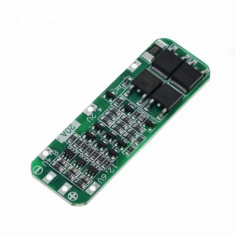 5pcs 3S 20A Li-ion Lithium Battery 18650 Charger PCB BMS Protection Board For Drill Motor 12.6V Lipo Cell Module 64x20x3.4mm