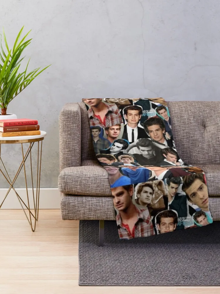 Andrew Garfield Fan Art Throw Blanket Travel Cute warm winter Summer Beddings Blankets