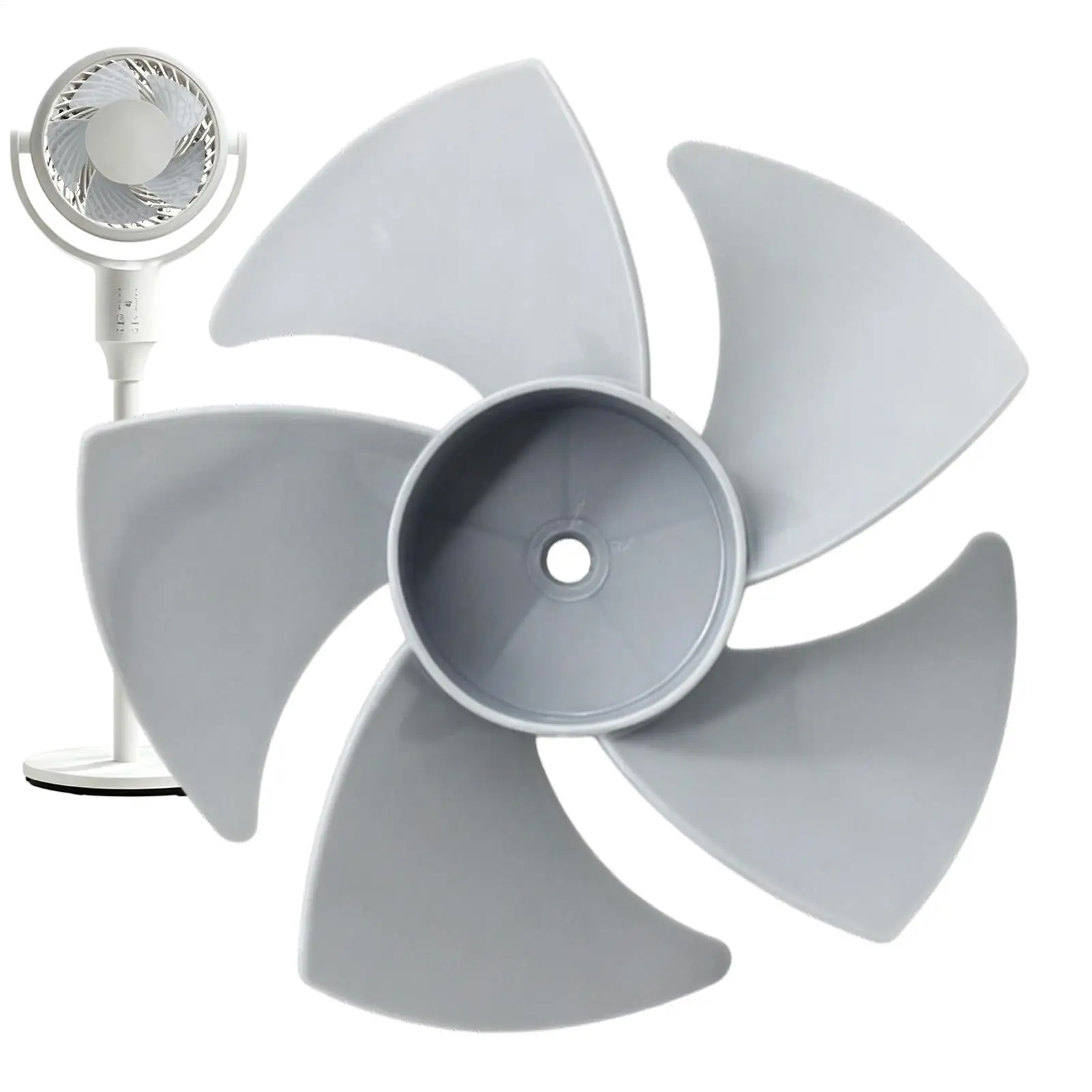 Fan Replace Leaves Low Noise Easy Install High Strength Part Desk Fan Replacement Parts for Living Room Bedroom Apartment