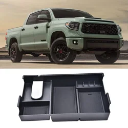 Kptid For Toyota Tundra Accessories Center Console Organizer Sequoia 2008-2021 Tundra 2007-2021 Insert Armrest Secondary Box