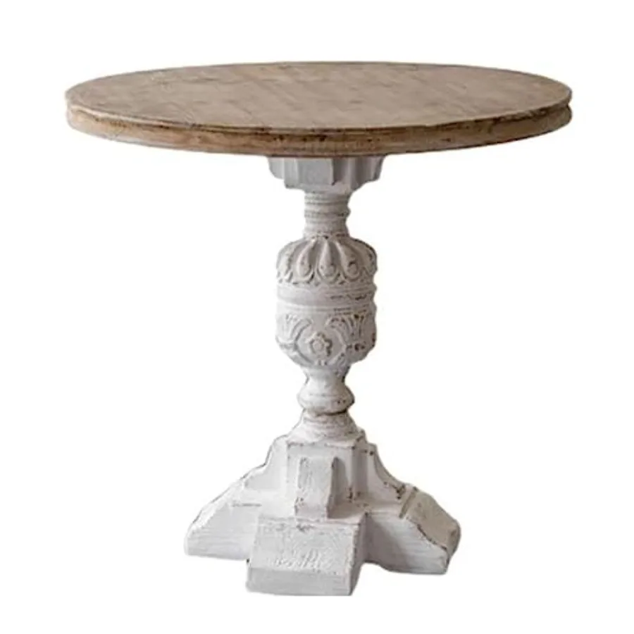 

Sofas Round Shaped End Table, Small Side Tables for Living Room, Bedroom, Wedding, Farmhouse, Sofa Table Coffee Table for Small