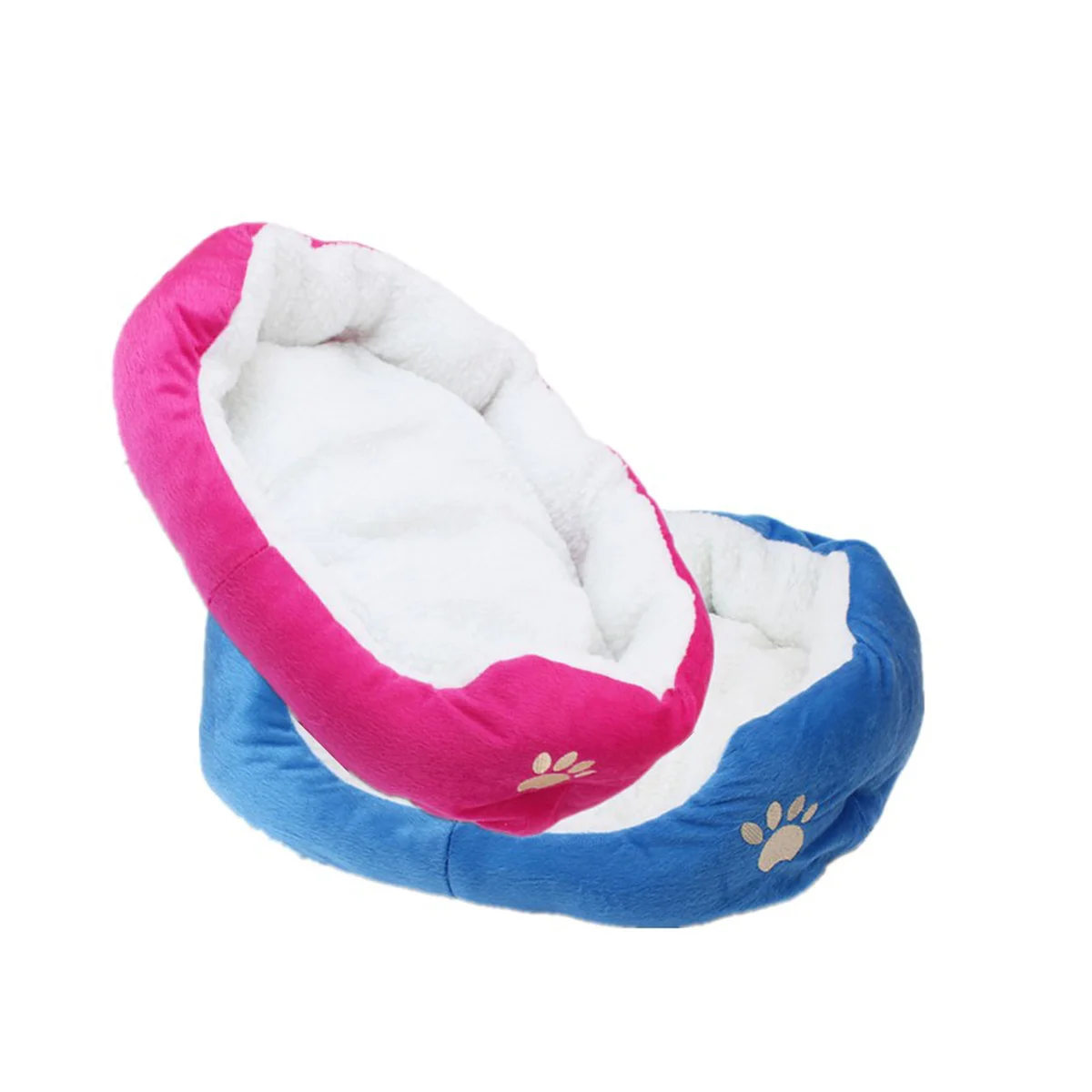 

Candy-Colored Lamb Cashmere Pet Dog Puppy Cat Bed House Nest Yellow Soft Warm Waterproof Pet Bed House for Dogs Cats