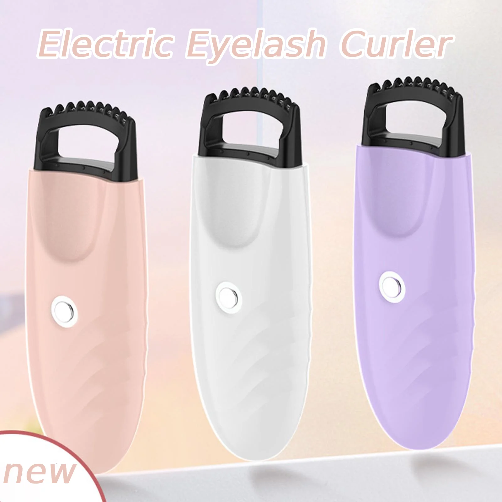 Electric Eyelash Curler Gear Memory Function Fast Heating Anti-scald Curling Eye Lash Clip for Home Salon Travel Girls Women