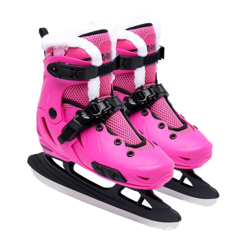 Unisex Ice Skates for Women Men Children & Adults-PP Upper Material Beginner-Friendly Ice Hockey Skating Shoes