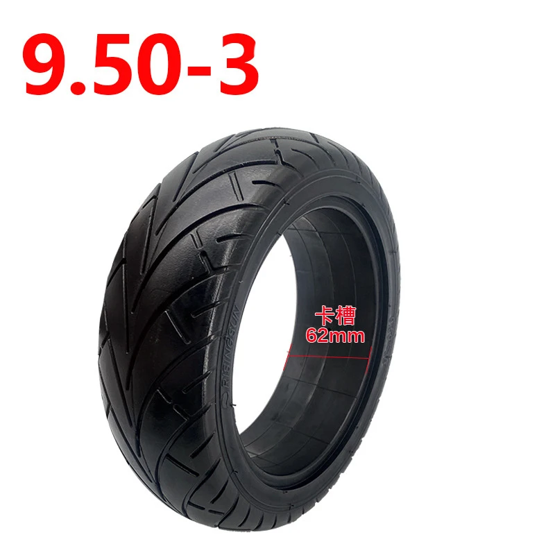 9.50-2  9.50-3B Solid Tyre Scooter Replacement Tyre Electric Scooter Spare Airless Tire 9.50-2 Rubber Tire For Scoote