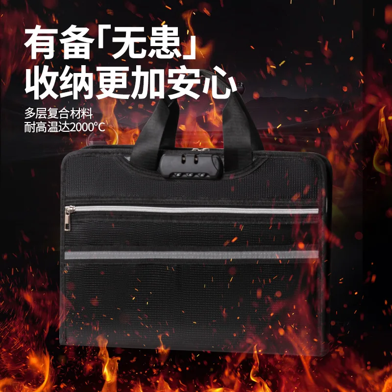 waterproof-and-fireproof-organ-file-bag-large-capacity-office-storage-bag-cross-border-special-13-grid-paging-bill-finishing-bag