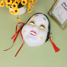 Japanese Traditional Drama Noh Mask Halloween Keijiro Cosplay Terror Plastic Masks Masquerade Prajna Ghost Face Party Props - AliExpress 15