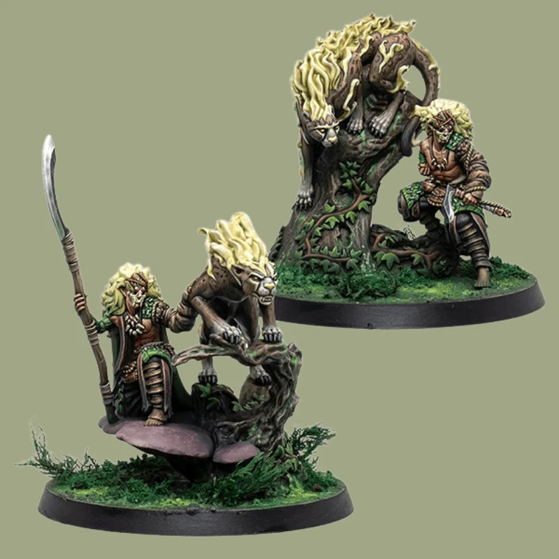 

Casting Resin Model Assembly, Werewolf Team, Unpainted Needs To Be Assembled