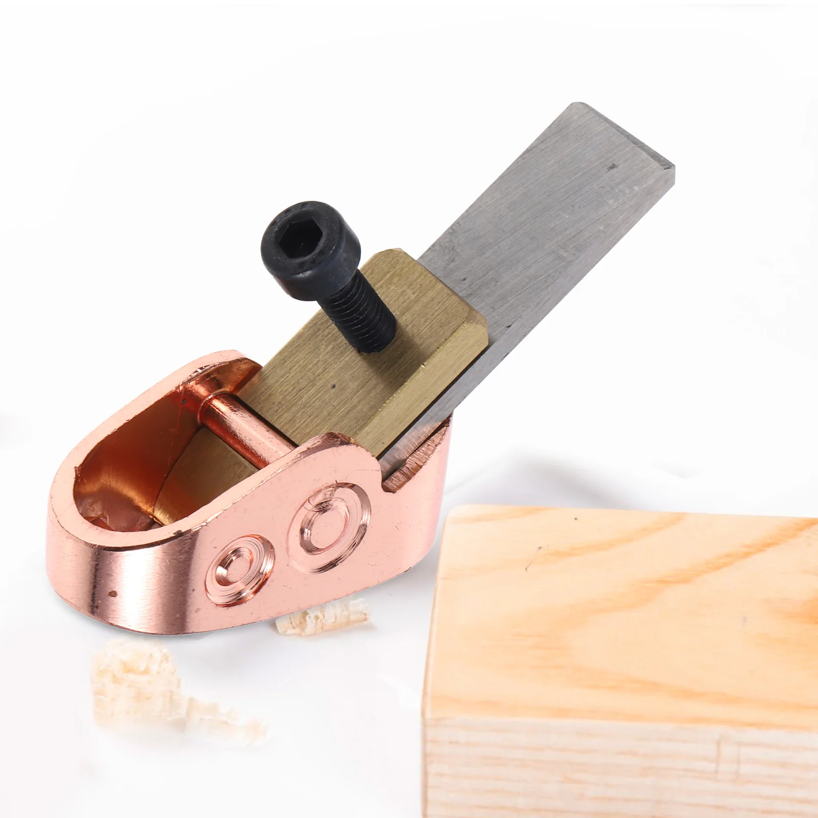 أداة طائرة الإبهام النحاسية عالية اللمعان للكمان فيولا التشيلو Luthier النجارة اليد المسوي كتلة صغيرة طائرة نجار