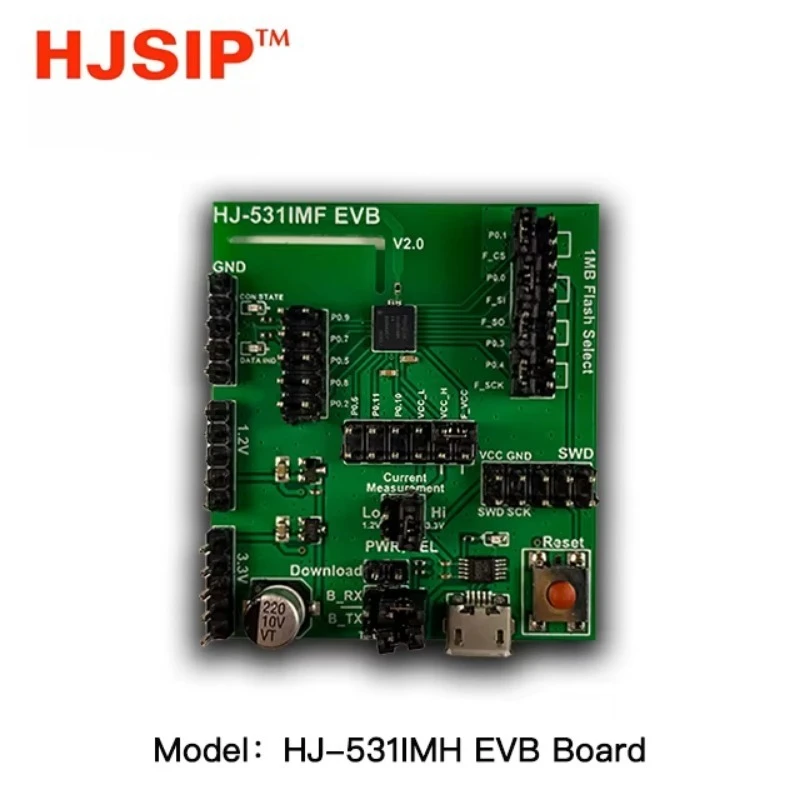 

Ble5.1 bluetooth module development board based on DA14531 chip, iot beacon with uart port transmission