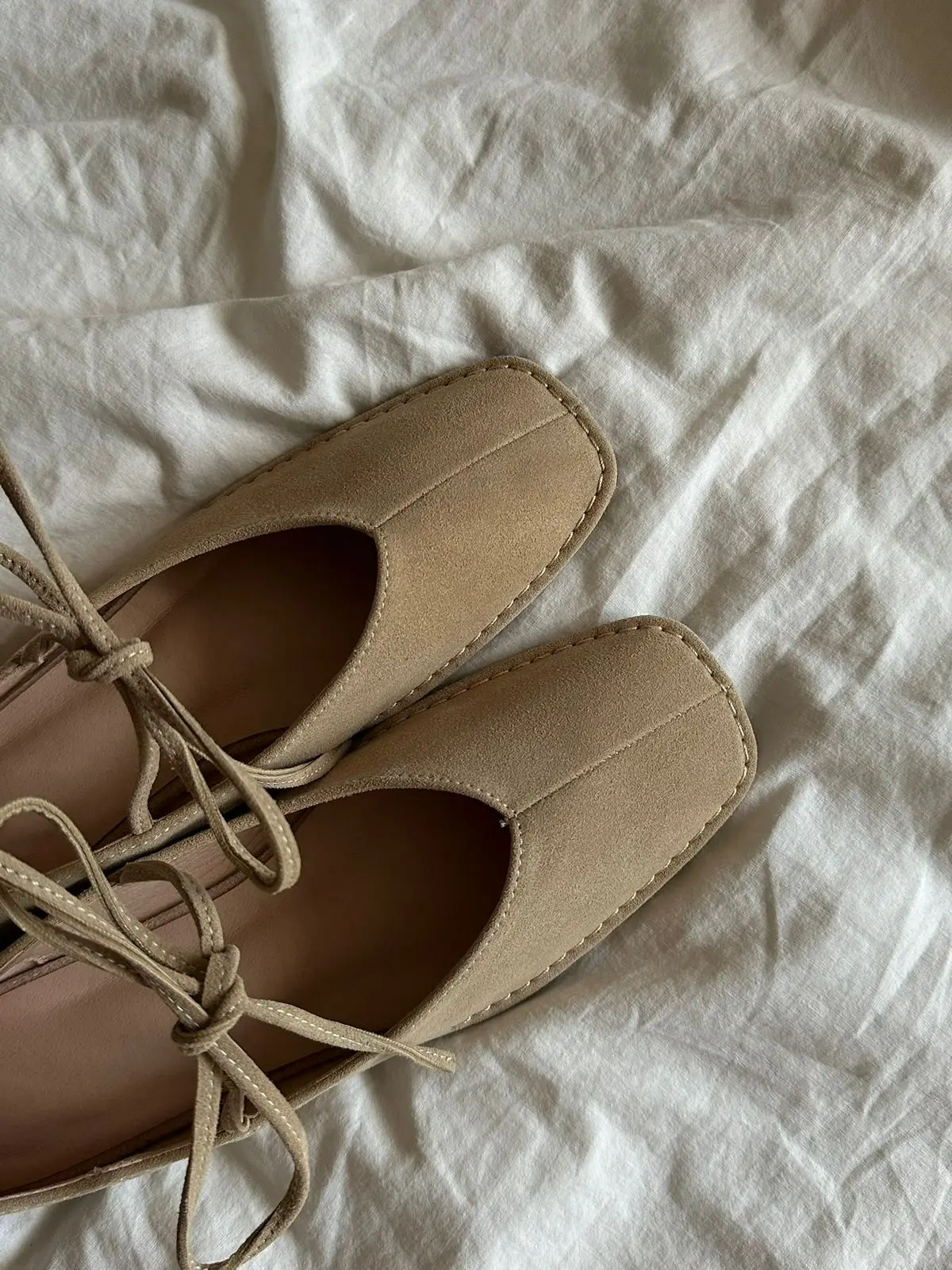 موضة جديدة ساحة تو ماري جينس السيدات الشقق الانزلاق على الأحذية في الهواء الطلق الإناث فراشة عقدة الأحذية لوليتا النساء أحذية مسطحة #2