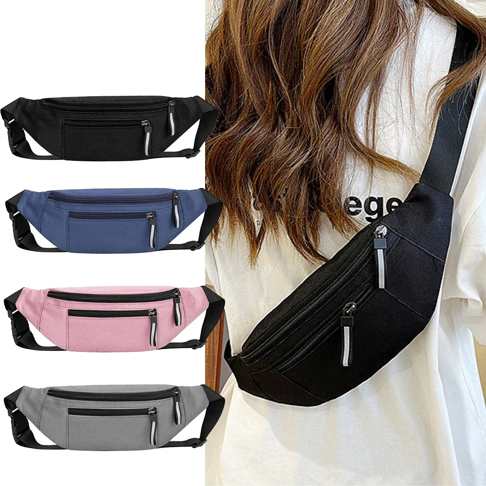 CXMMGG 1PCS Fanny Pack Men Women Adjustable Strap Waterproof Sports Waist Bag Belt Bag Travel Hiking Running Workout Wallet
