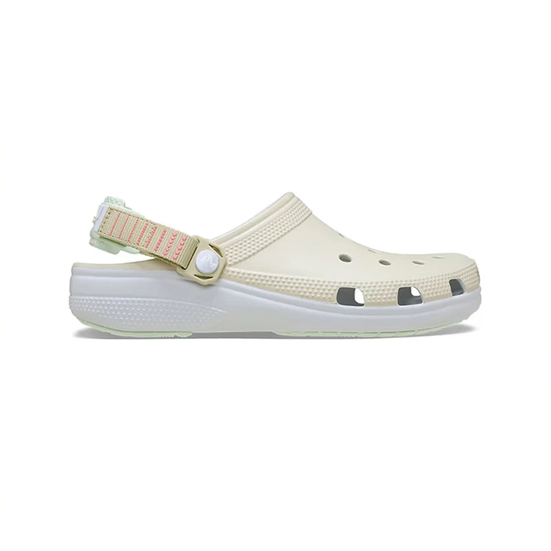 Crocs Classic Clog Unisex Clogs – Off-White, Casual & Cushioned, Soft Highly Flexible for All-Day Wear 211287-2Y2