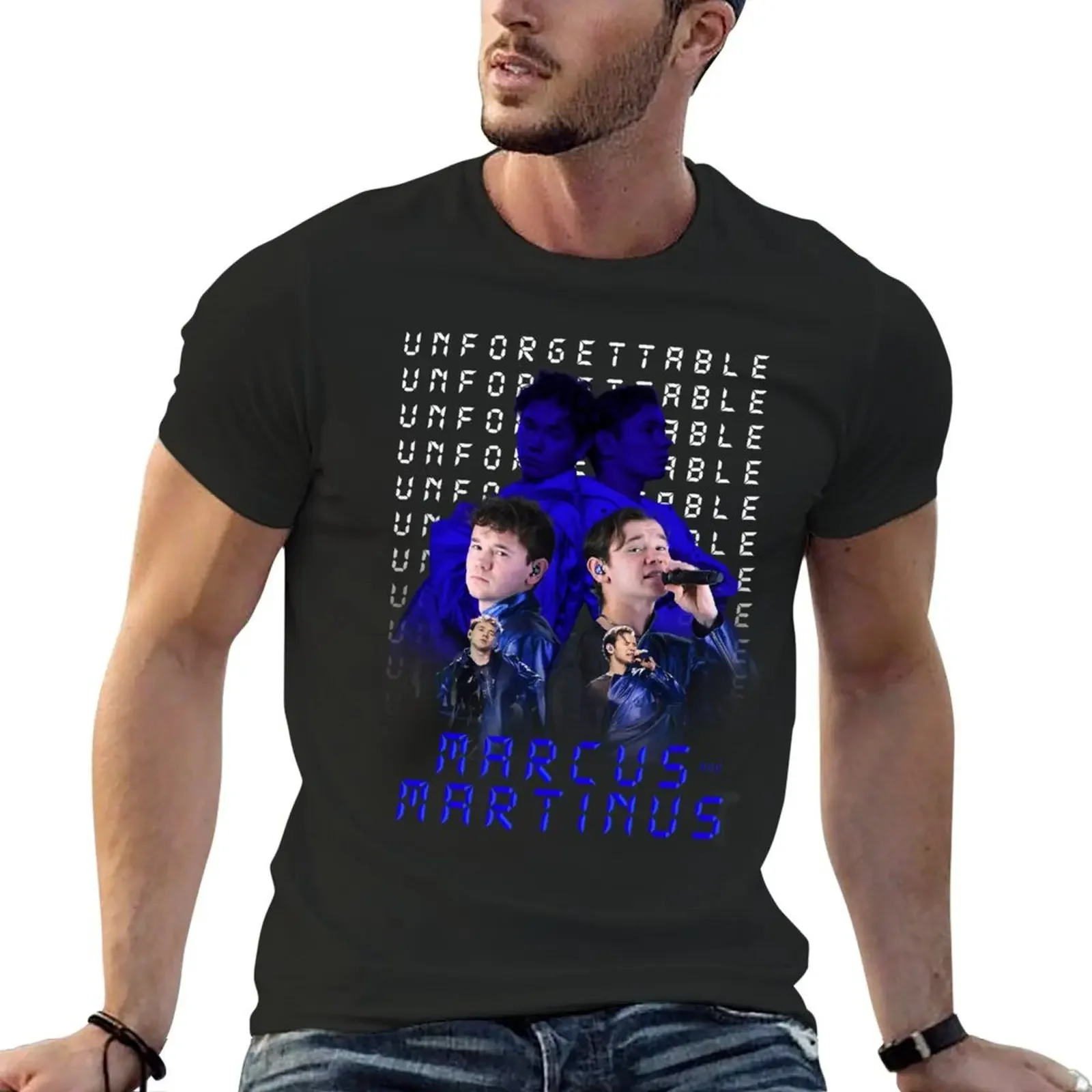 Marcus And Martinus Unforgettable Eurovision 2024 Sweden Merch T-Shirt korean fashion anime clothes outfits for men