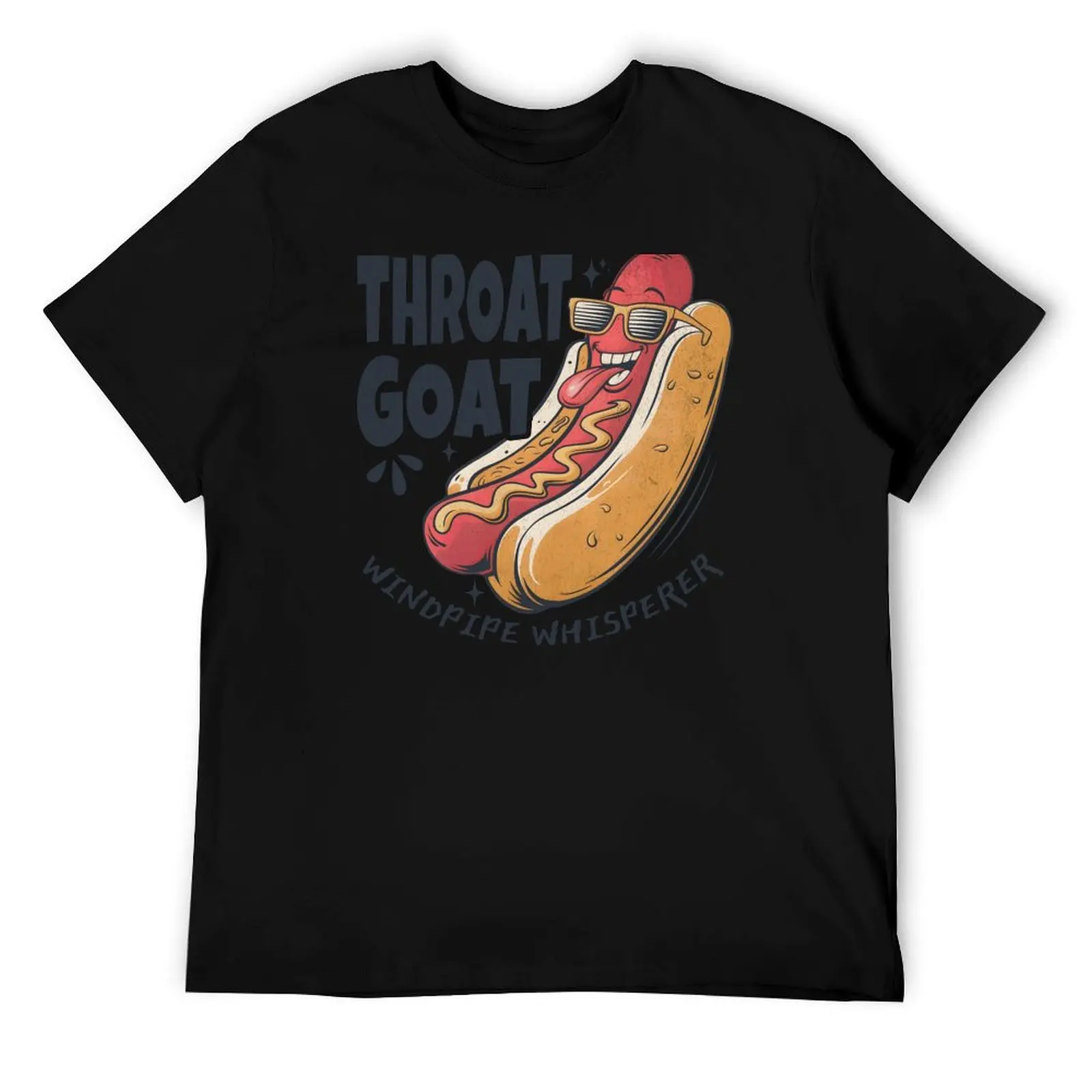 

Throat Goat - Hotdog T-Shirt funny t shirts man man graphic t shirt man t shirt heavy cotton T-Shirt