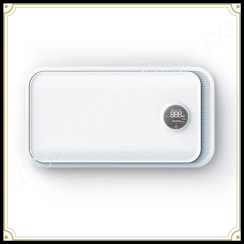 Wall-mounted Household Fresh Air Fan, Fresh Air System Full Heat Exchange Fresh Air Fan Two-way Flow Ventilator Whole House
