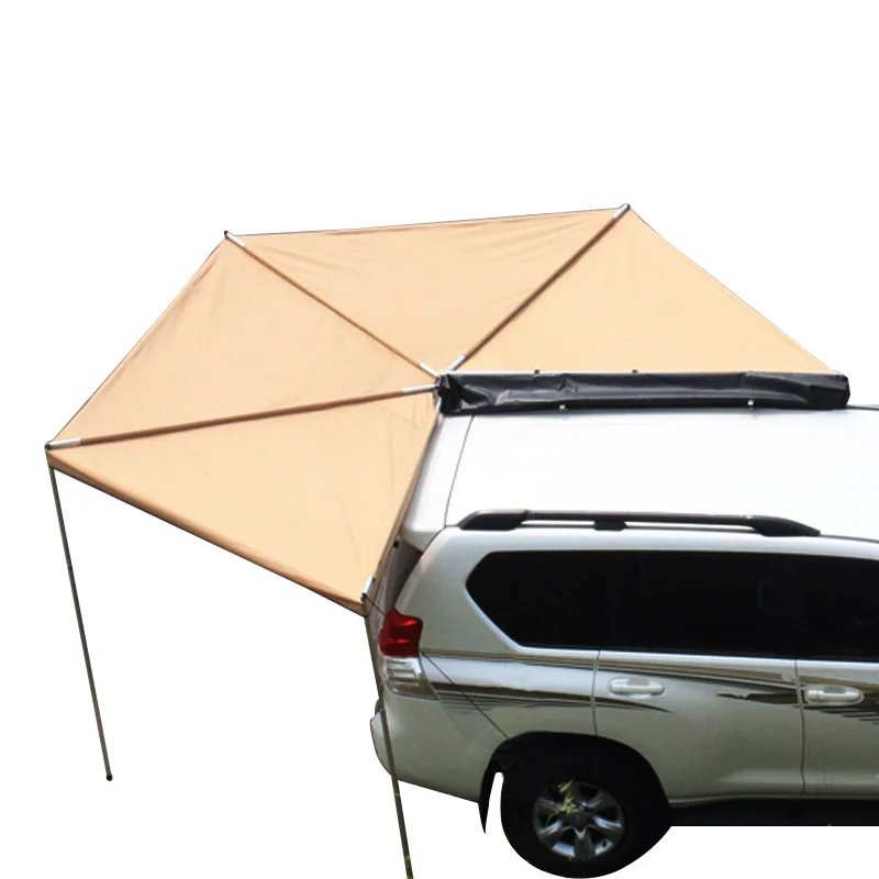 Car Side Awning Hexagonal 270-Degree Fan-Shaped Sunshade