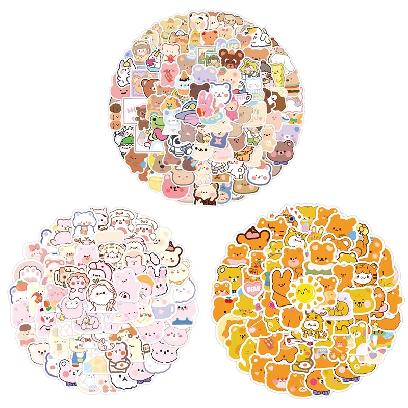 300 PCS Cute Animal Stickers Water Bottle Stickers For Kids Laptop Stickers For Kids Teens Toddlers Room Decorations