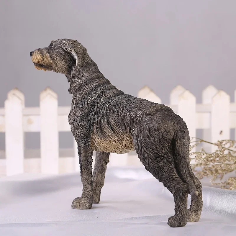Wolfhound simulation dog model doll car ornament handicraft soldier