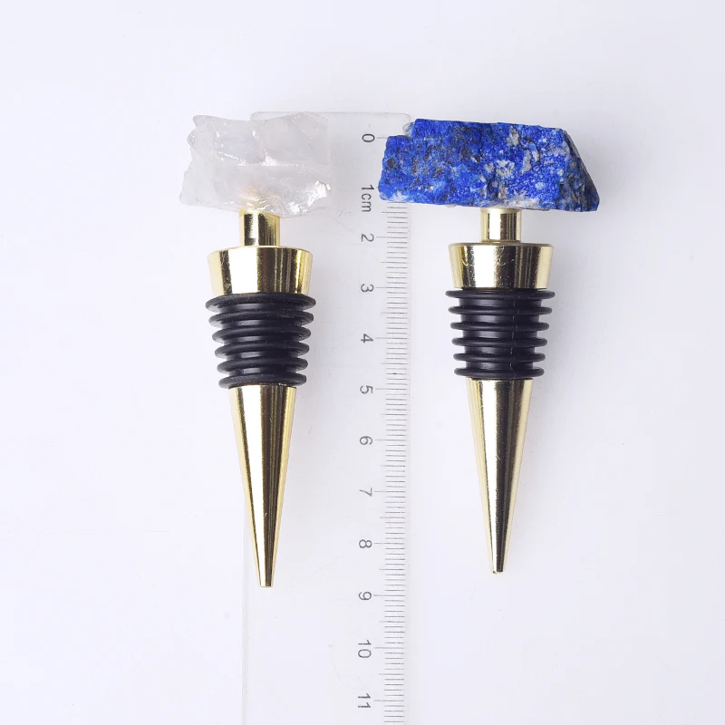 1pc Amethyst Minerals Champagne Wine Stopper Natural Crystal Quartz Bottle Stopper Quartz Irregular Sealing Wine Cork Bar Tools