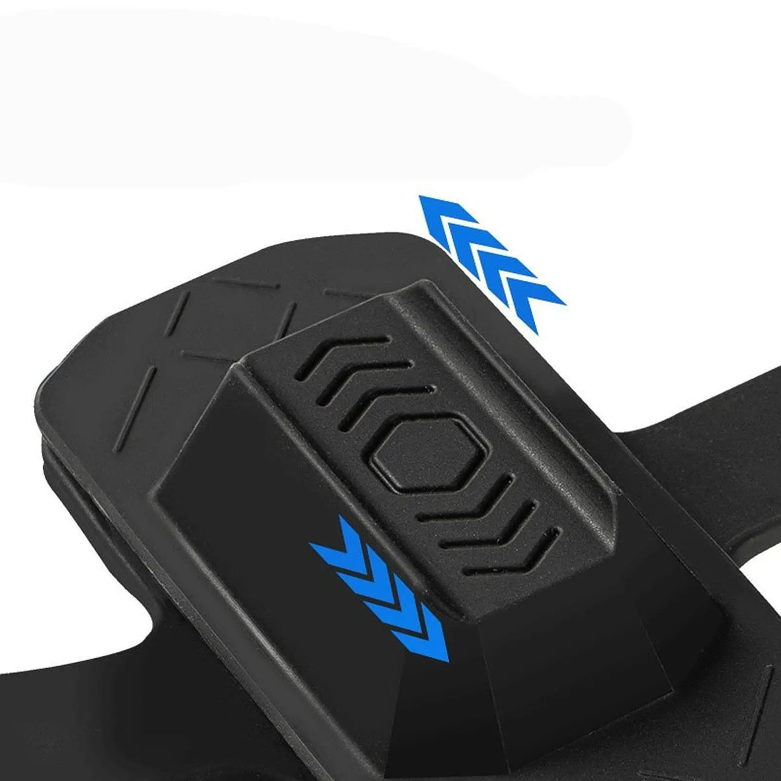 Supporto per telefono da bici e Power Bank per attacco manubrio, supporto in silicone, supporto universale per telefono da ciclismo per la maggior parte degli smartphone, nero