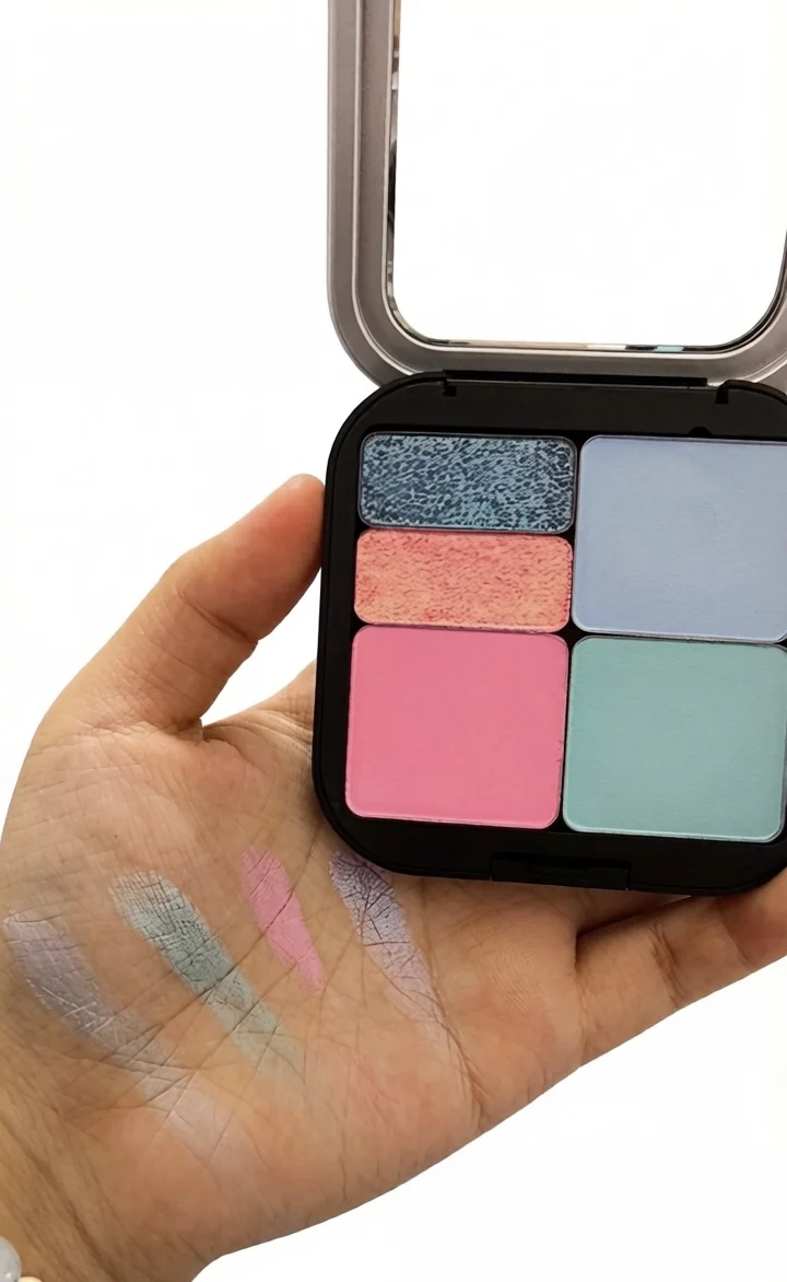 

Cherrygarden/cg Qieyi Four-color Eyeshadow Colorful Contrast Palette, Customizable, Long-lasting, Waterproof, Affordable, High