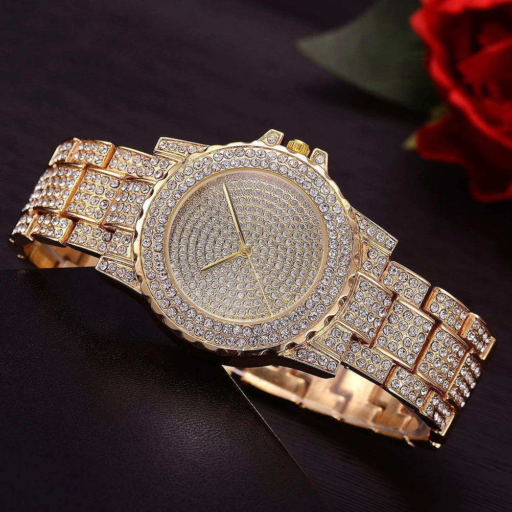 

Girl Watch Quartz Watches Lady for Women Stainless Steel Rose Gold Glass Fancy Miss