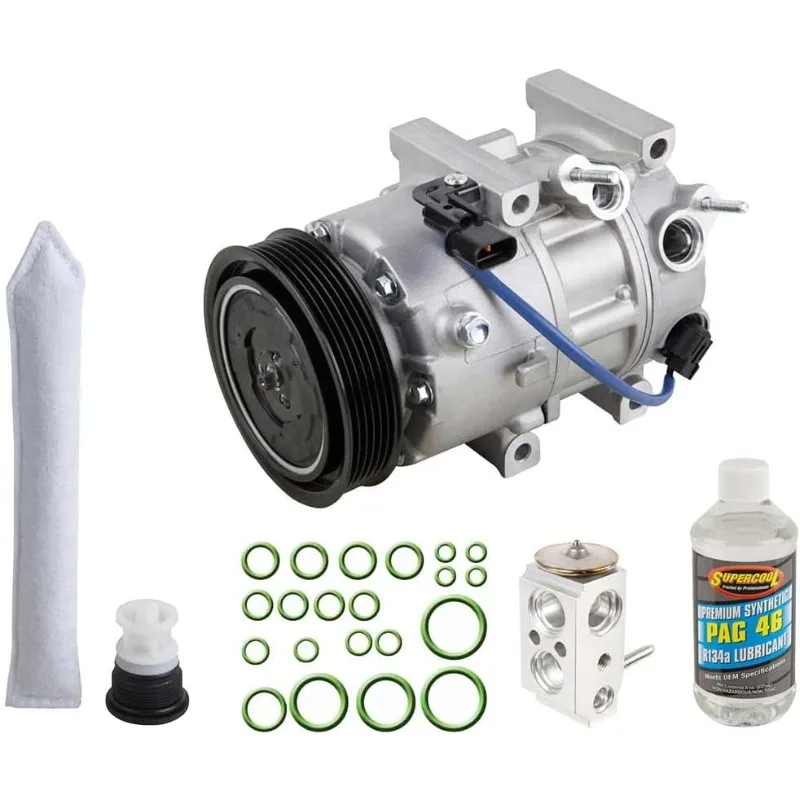 

For Sonata 2012 2013 2014 AC Compressor w/A/C Repair Kit - BuyAutoParts 60-89527RK New