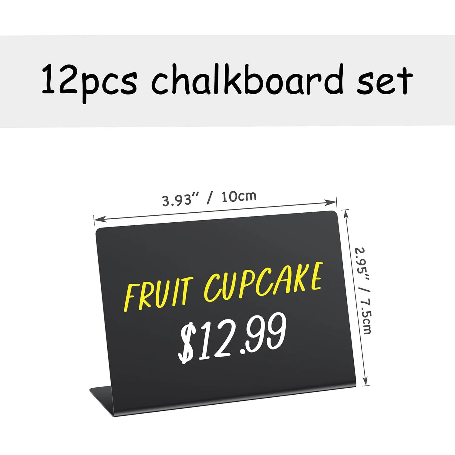 Party buffet snack label - Mini blackboard logo for food display - Bread appetizer label - Table name label - Placement card